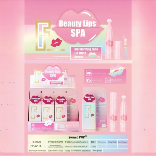12PC DISPLAY BEAUTY LIPS SPA #3505