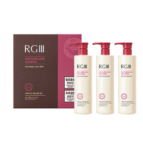 RGIII HAIR LOSS CLINIC SHAMPOO 3PCS SET #8☝️☝️☝️