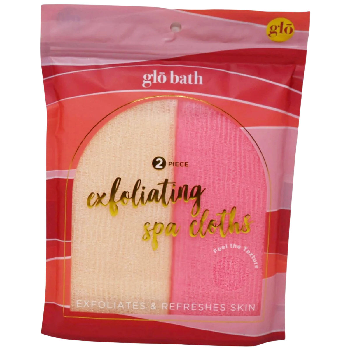 EXFOLIATING SPA CLOTHS 2PCS 6PACK 94402 #50