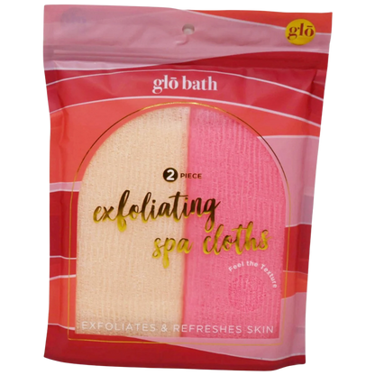 EXFOLIATING SPA CLOTHS 2PCS 6PACK 94402 #50