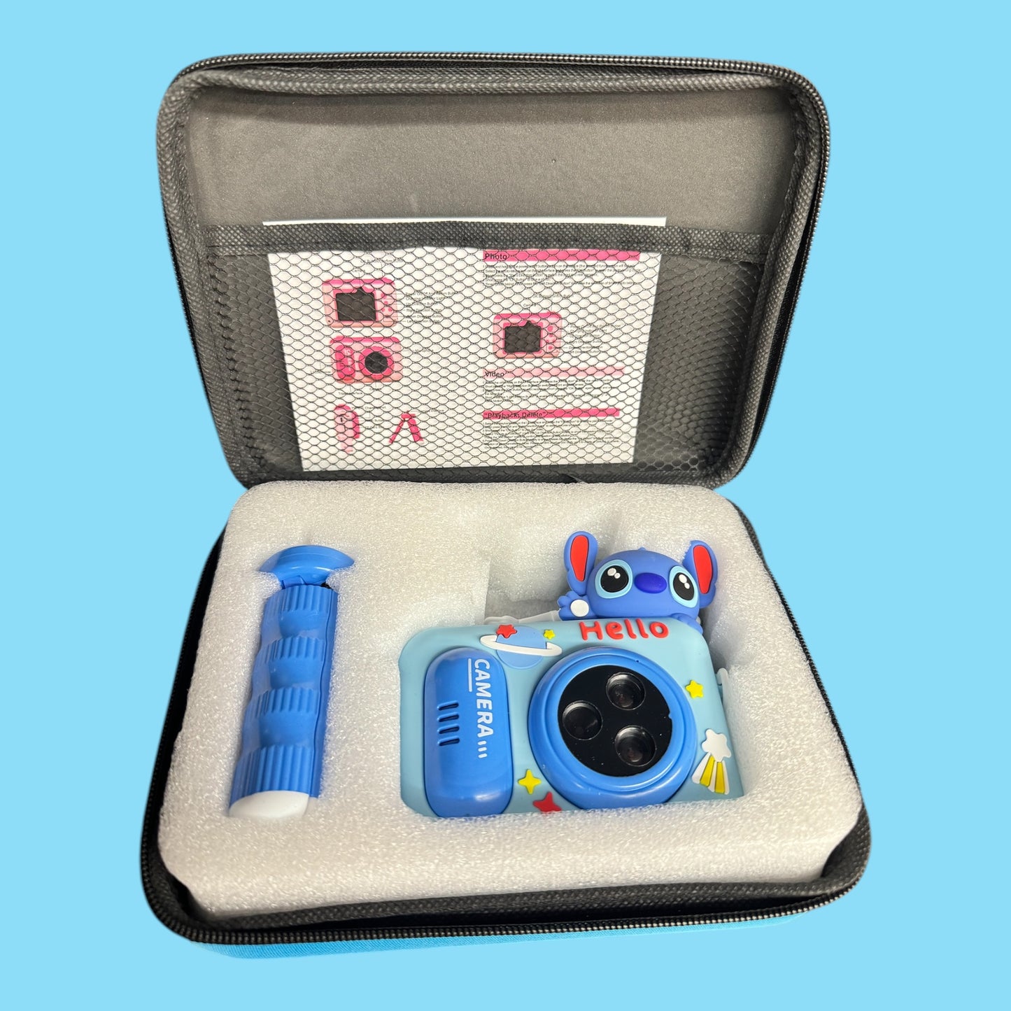 BLUE CARTOON KIDS CAMERA