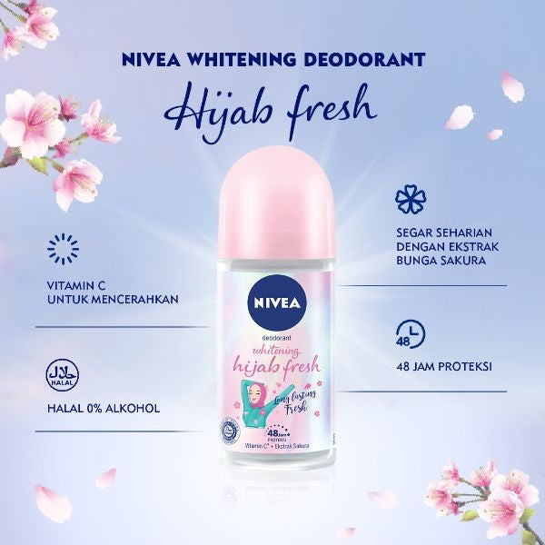 NIVEA WHITENING HIJAB FRESH 6PCS PACK