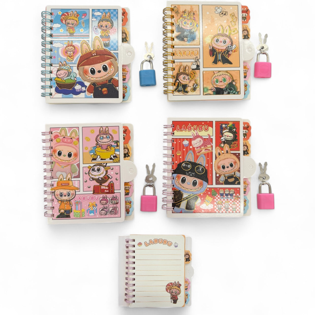 24PCS DISPLAY MONSTER NOTEBOOK + LOCK XQ-62703