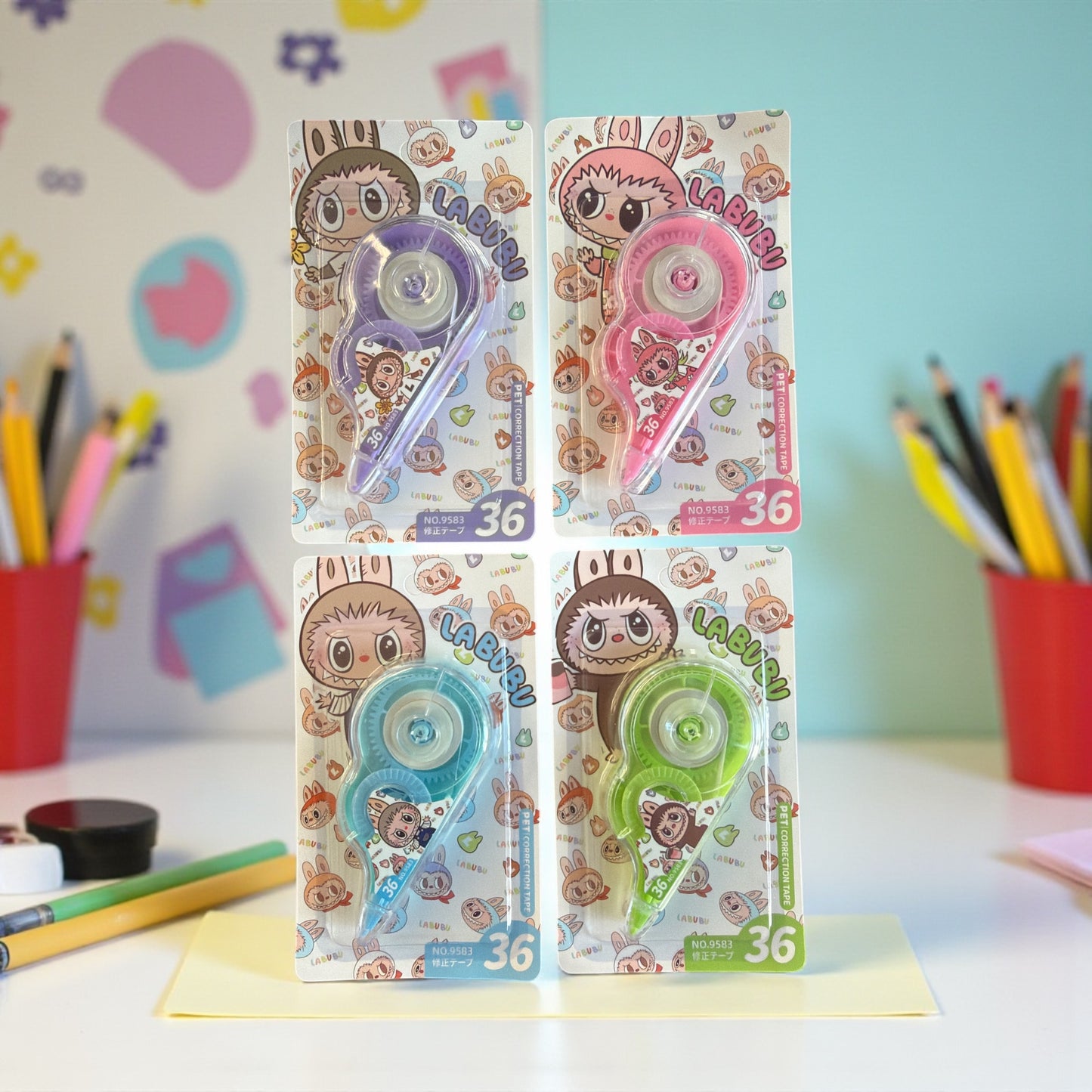 24PCS MONSTER CORRECTION TAPE