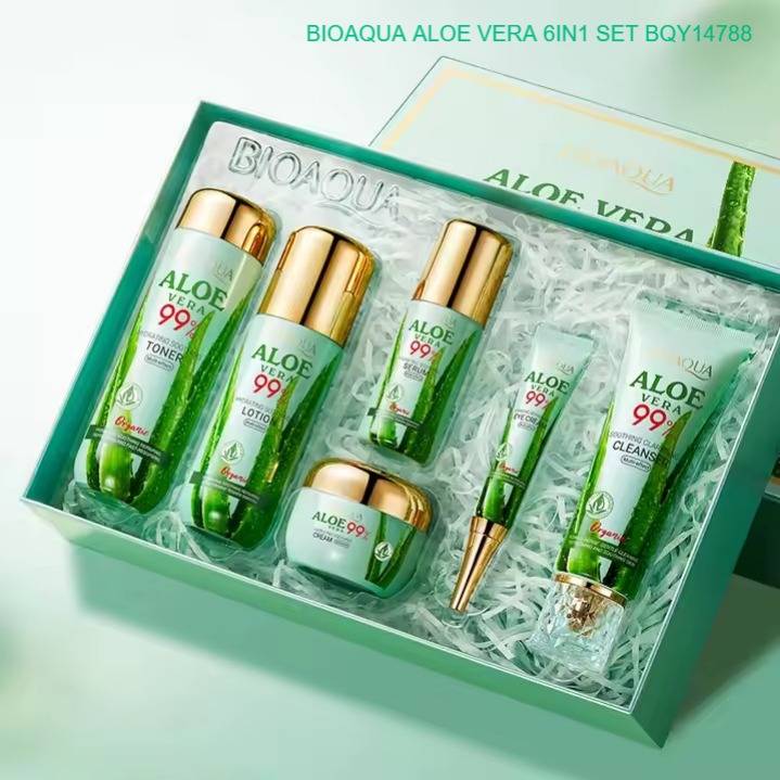 BIOAQUA ALOE VERA SIX PIECE SET BQY14788