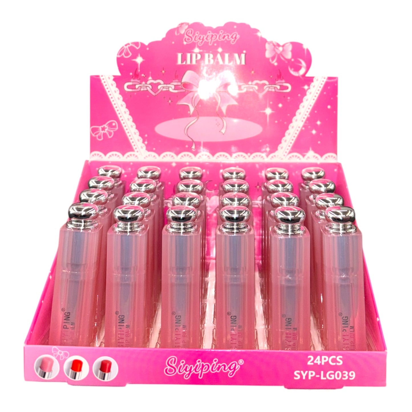 24PCS DISPLAY SIYIPING LIP BALM SYP-LG039