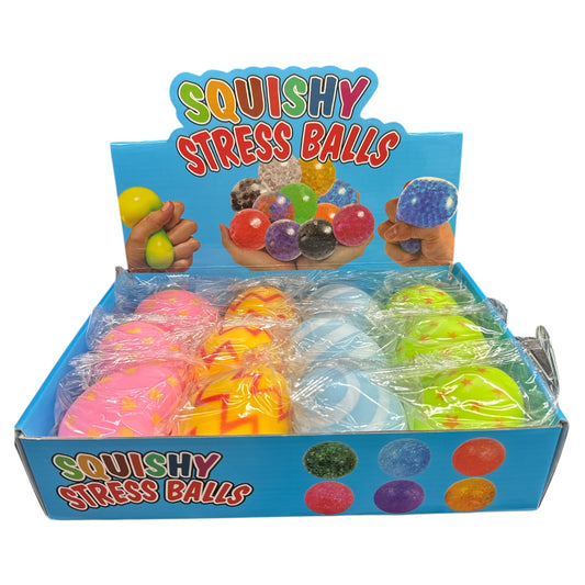 12PCS DISPLAY SQUISHY STRESS EGGS TOYS SMELLS GOOD