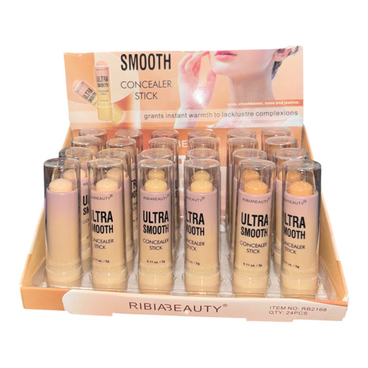 24PCS DISPLAY RIBIABEAUTY SMOOTH CONCEALER STICK RB2168