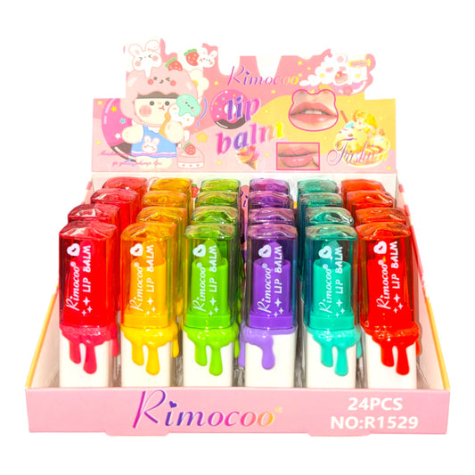 24PCS DISPLAY RIMOCOO LIP BALM R1529