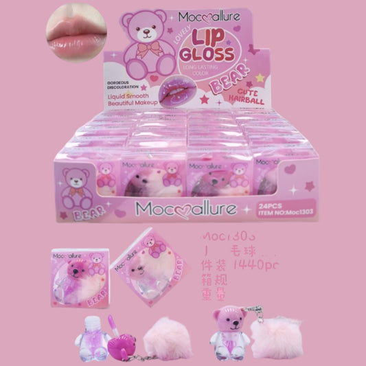MOC❤️ALLURE POM POM TEDDY BEAR GLOSS