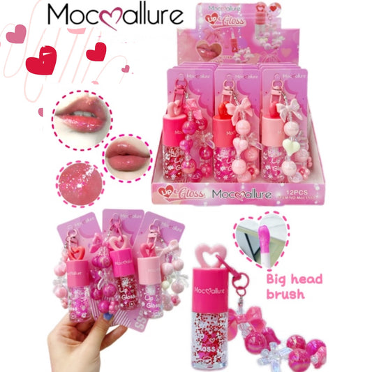 MOC❤️ALLURE GLITTER LIPGLOSS KEYCHAIN