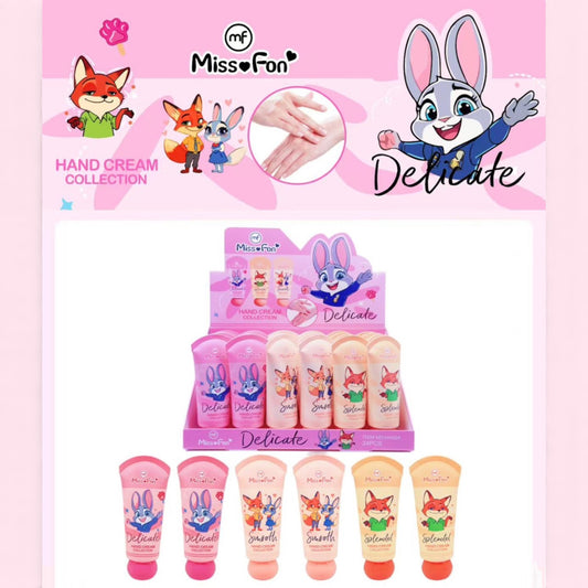 24PCS DISPLAY MISS FAN BUNNY HAND CREAM HAN24