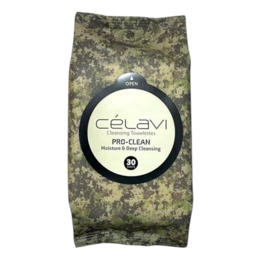 6PCS DISPLAY CELAVI PRO-CLEAN MAKE-UP REMOVER CLEANSING TOWELETTES MT025