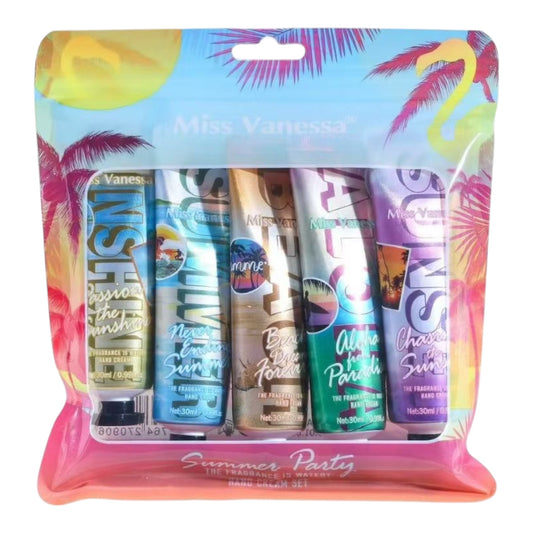 12PACKS MISS VANESSA 5PCS SUMMER PARTY HAND CREAM M7090