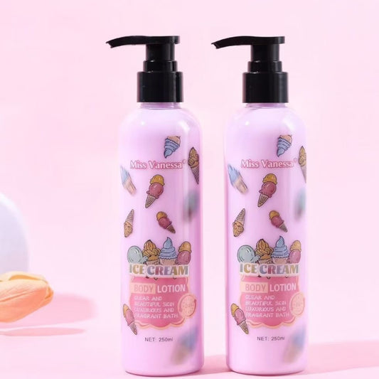 3PCS MISS VANESSA ICE CREAM  BODY LOTION M7061