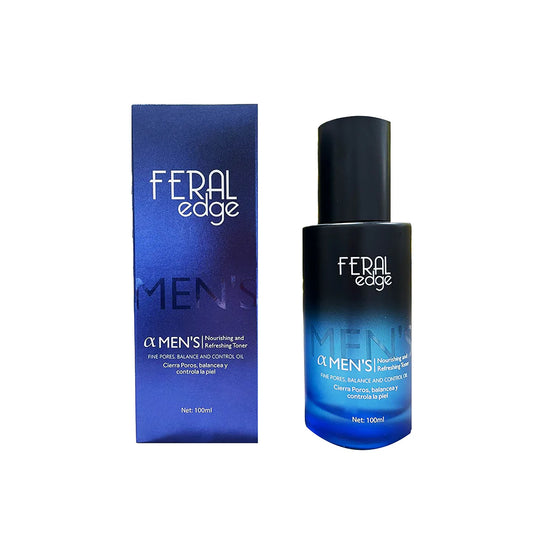 3PCS FERAL EDGE MENS REFRESHING TONER