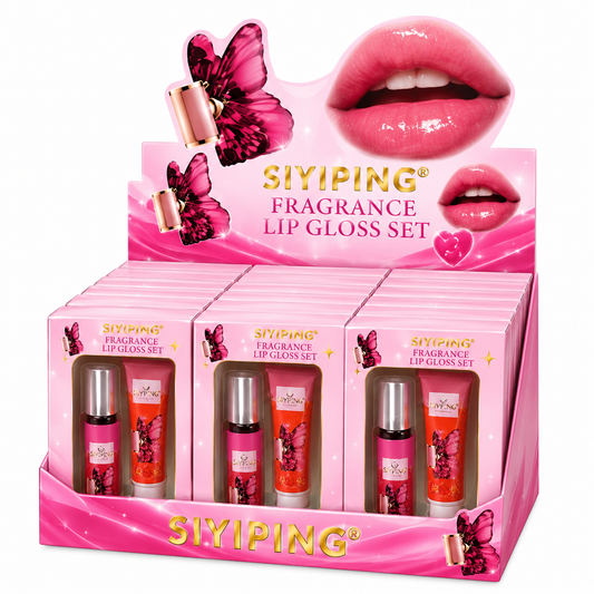 Set dúo de fragancia y brillo labial Butterfly B de Siyiping La B