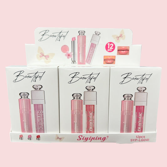 BEAUTIFUL SET OF TWO FANCY LIP SETS SYP-LG041