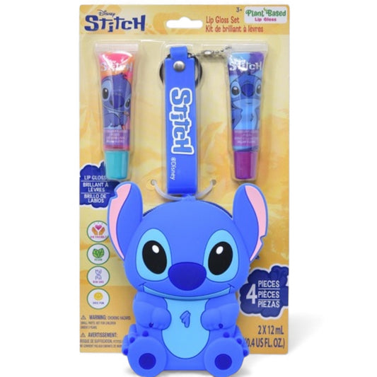 6PCS STITCH JUMBO SILICONE BAG WITH LIPGLOSS SET S10079GG