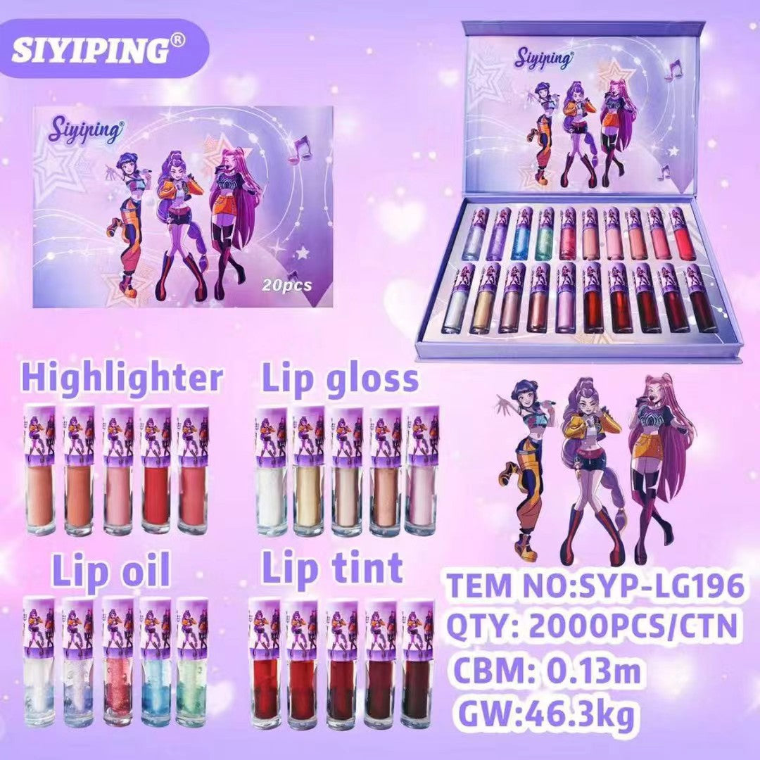 2PCS SET SIYIPING SINGER 20PCS MAKEUP SET SYP-LG196