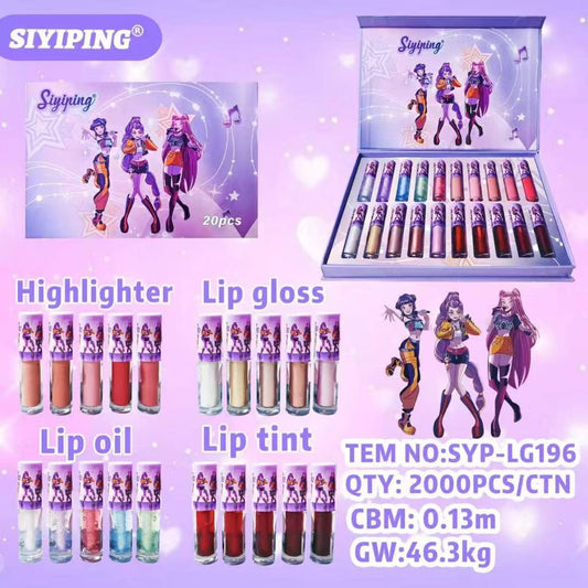 2PCS SET SIYIPING SINGER 20PCS MAKEUP SET SYP-LG196
