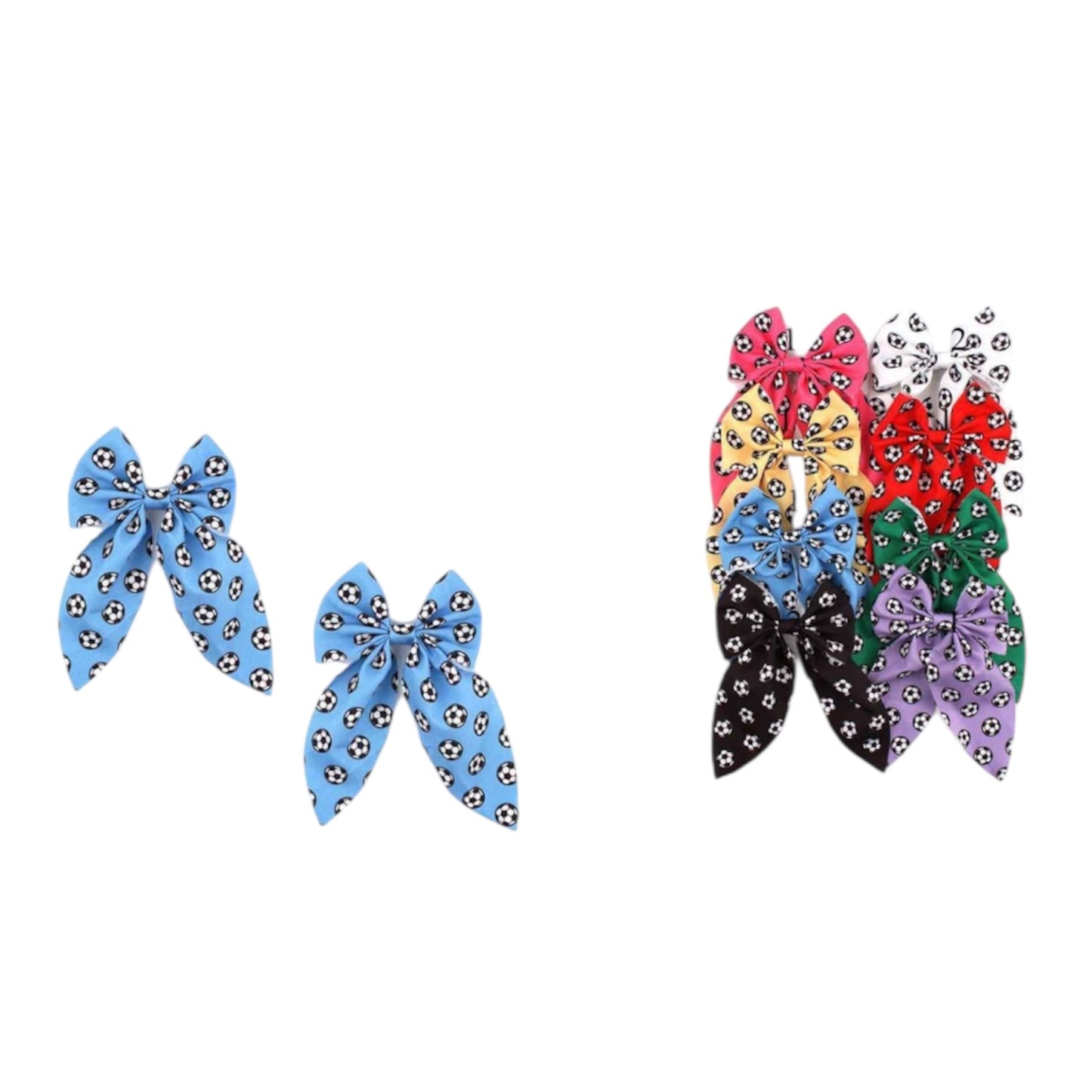 24PCS PACK SOCCER BALL BOWS MKC-5054