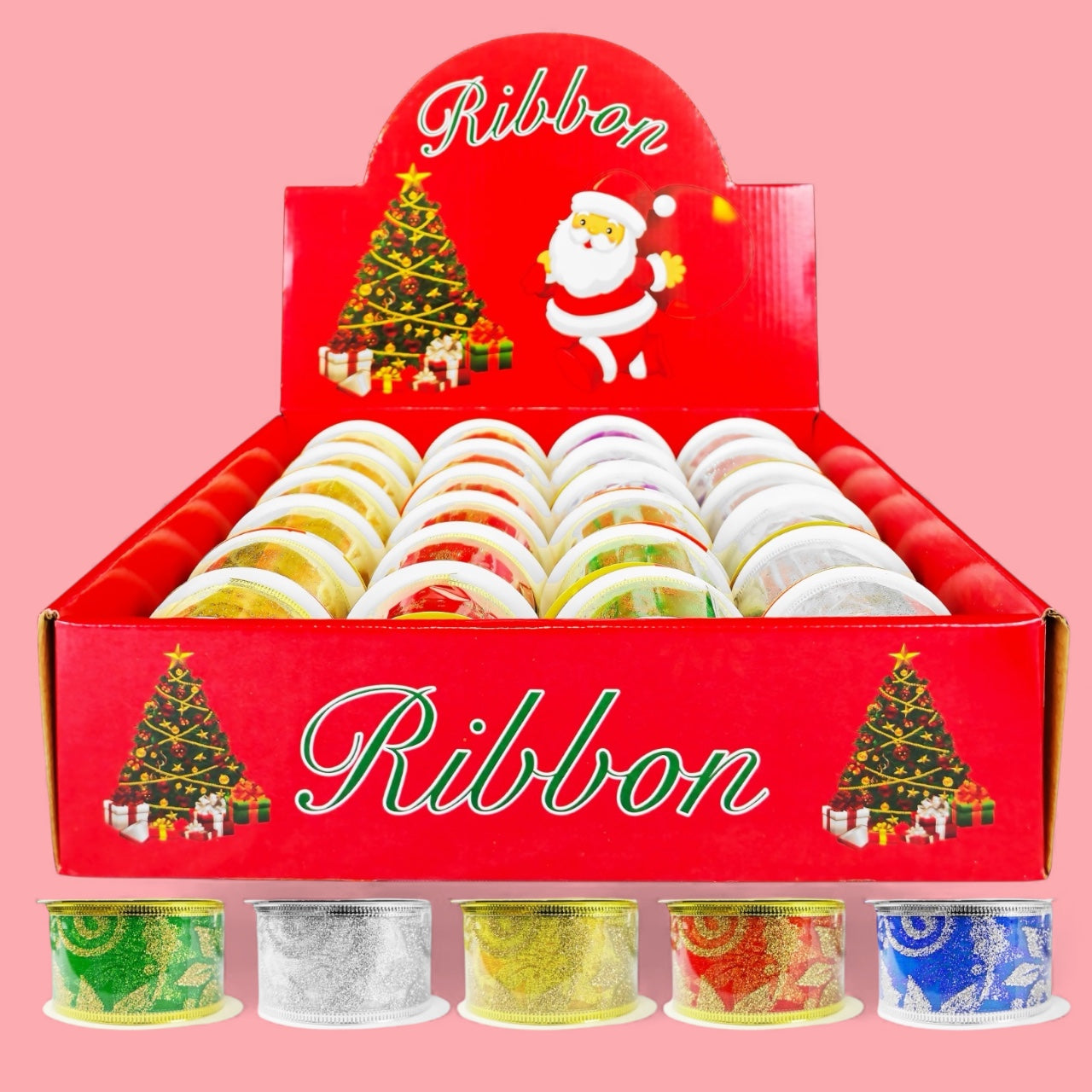 24PCS DISPLAY ASSORTED RIBBONS