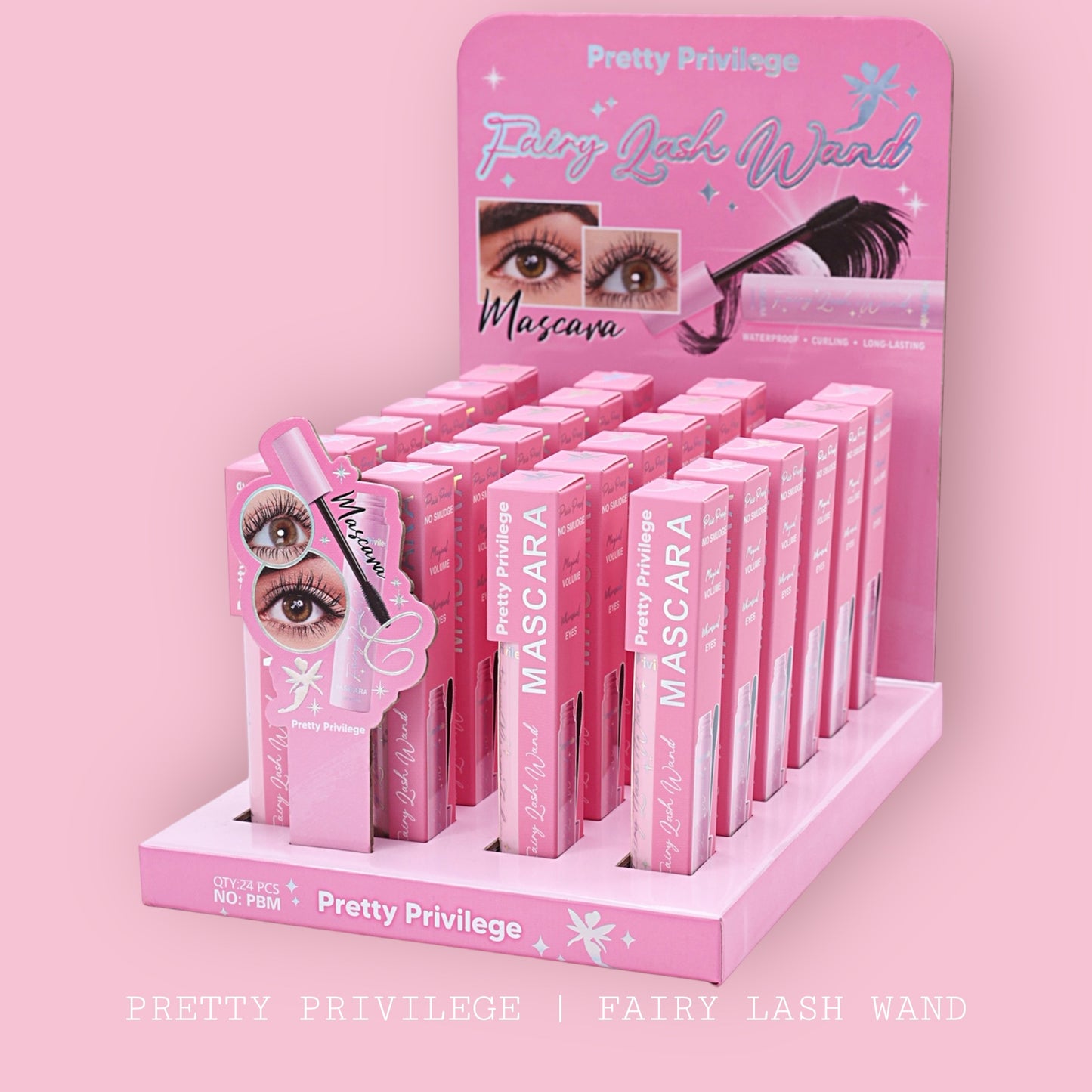 24PCS PRETTY PRIVILEGE FAIRY LASH WAND PBM