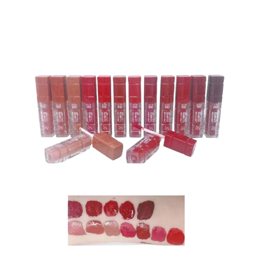 IMÁN OF NOBLE ULTRA HD LIP VELVET & MATTE  GLOSS 12 PCS PACK