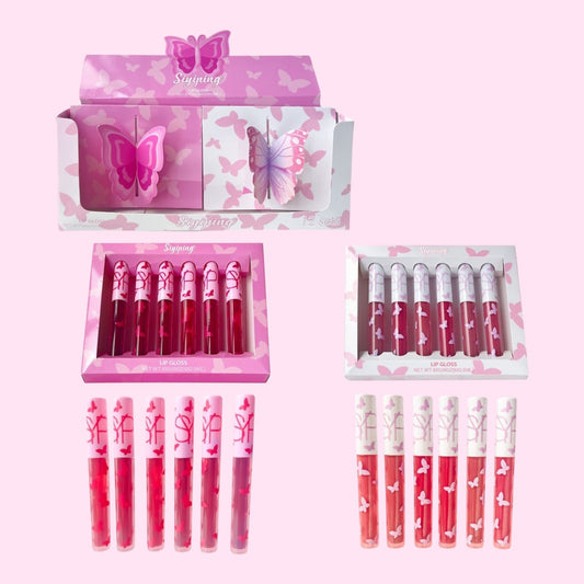 12 SETS DISPLAY SIYIPING BUTTERFLY LIP TINT SYP-LG098