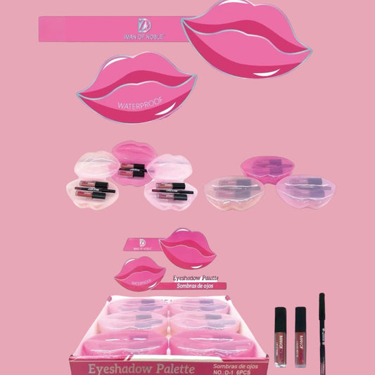 6PCS DISPLAY KISSY LIP SET