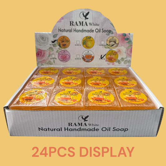 24PCS DISPLAY NATURAL HONEY SOAP