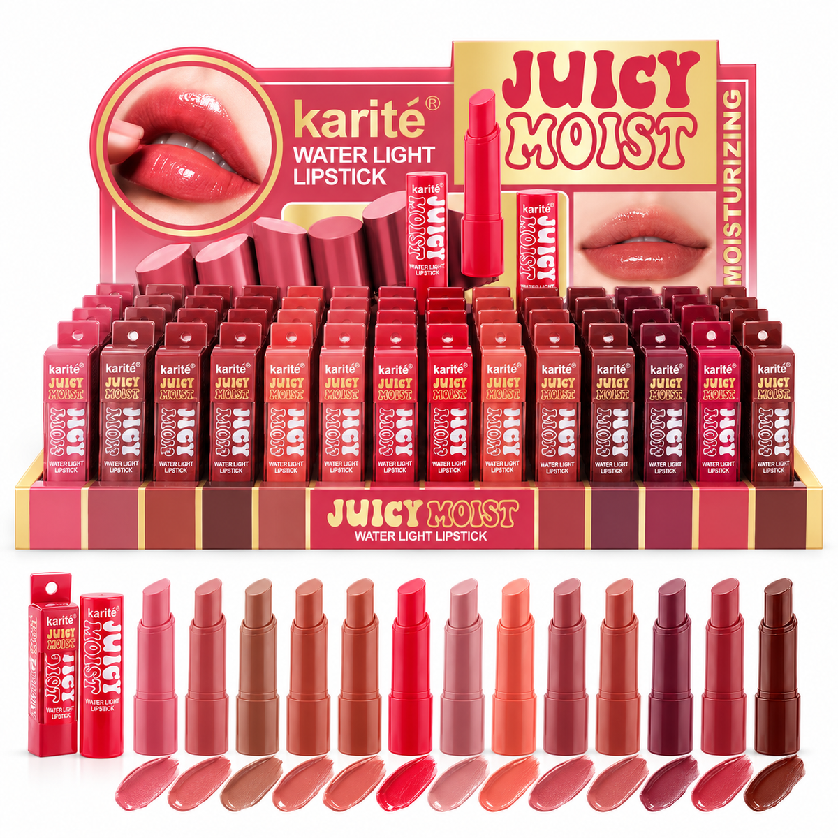 Labial hidratante y ligero de agua Karite Juicy Moist