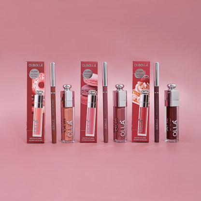 Olibolla Lip Gloss & Lip Liner Set
