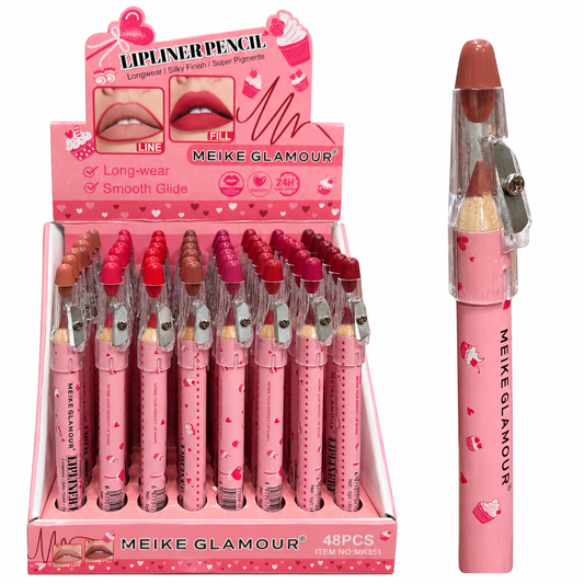 Meike Glamour LipLiner Pencil + Sharpener